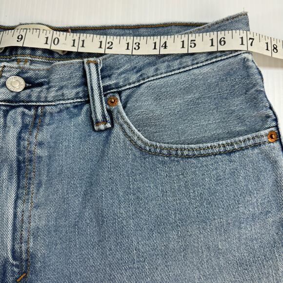 Levis 505 Regular Straight Jeans Wallet Fade Light Stonewash 34x34 Cotton Retro - Picture 9 of 14